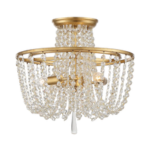 Load image into Gallery viewer, Bailey Collection - Gold Flush Mount - gold-1
