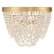 Load image into Gallery viewer, Perla Collection - Antique Gold Flush Mount - gold-1
