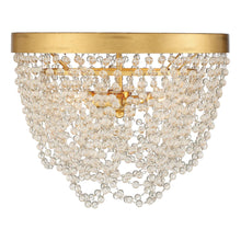 Load image into Gallery viewer, Perla Collection - Antique Gold Flush Mount - gold-1
