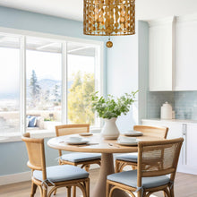 Load image into Gallery viewer, Zucca Collection - Gold Flush Mount - gold-1
