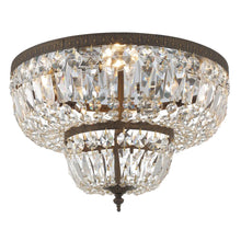 Load image into Gallery viewer, Devon Collection - 2 Tier English Bronze Flush Mount - bronze
