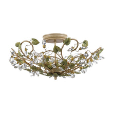 Load image into Gallery viewer, Bolton Collection - Champagne &amp; Green Tea Flush Mount
