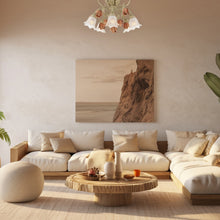 Load image into Gallery viewer, Brittany Collection - Sage Rose Flush Mount
