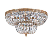 Load image into Gallery viewer, Devon Collection - 2 Tier Old Brass Flush Mount - brass-2

