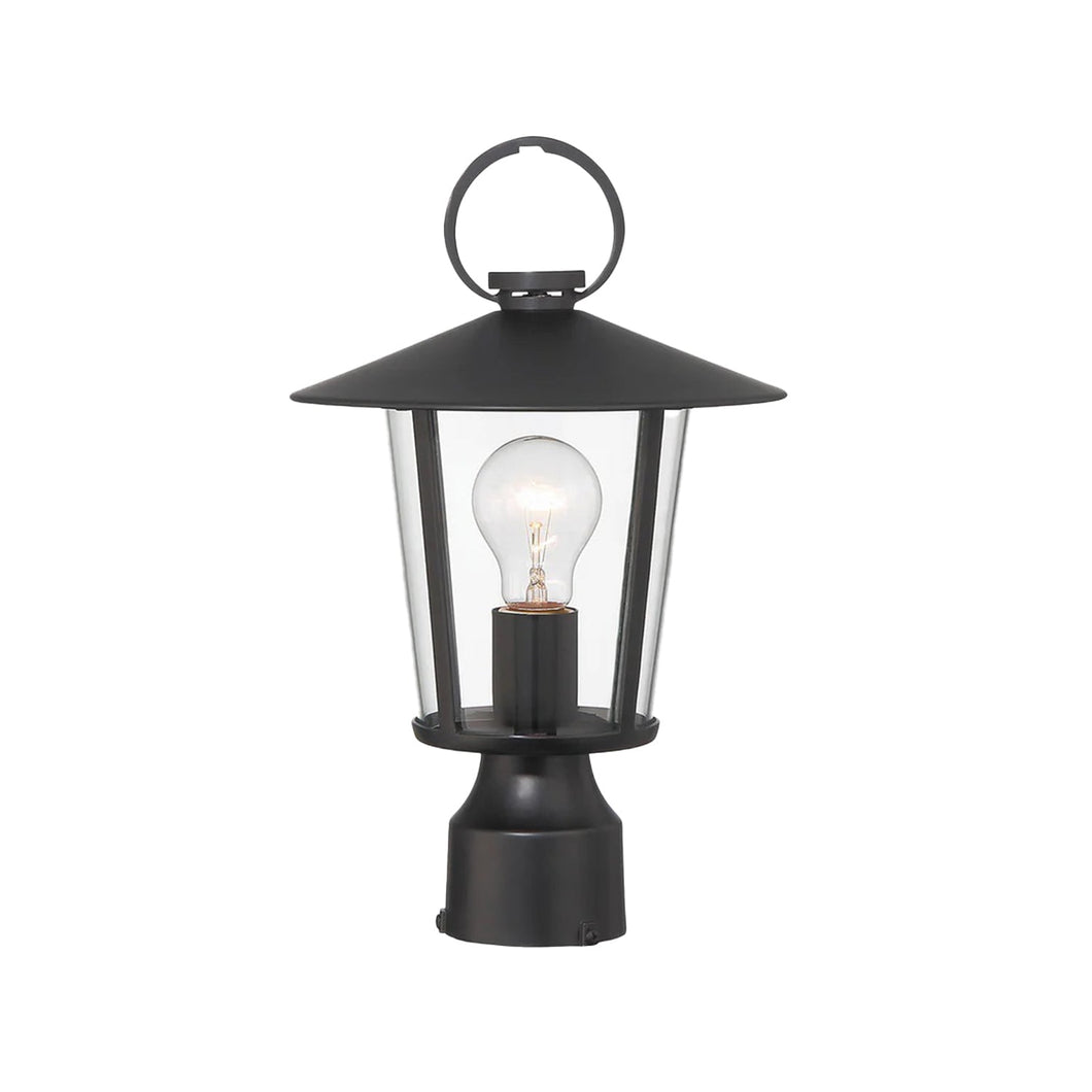 Glace Collection - Matte Black Outdoor Lamp - black