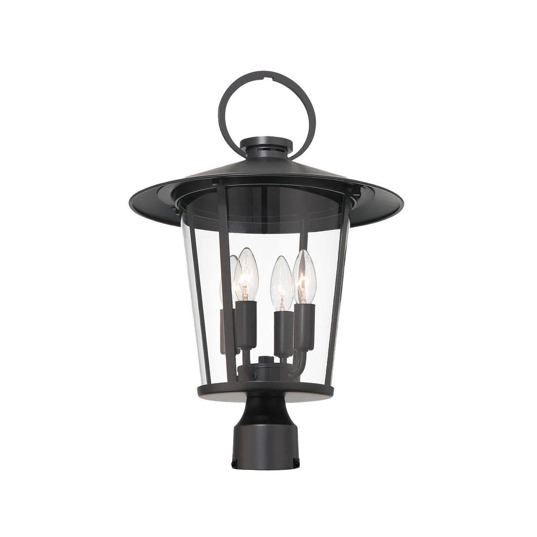 Glace Collection - Matte Black Outdoor Lamp - black