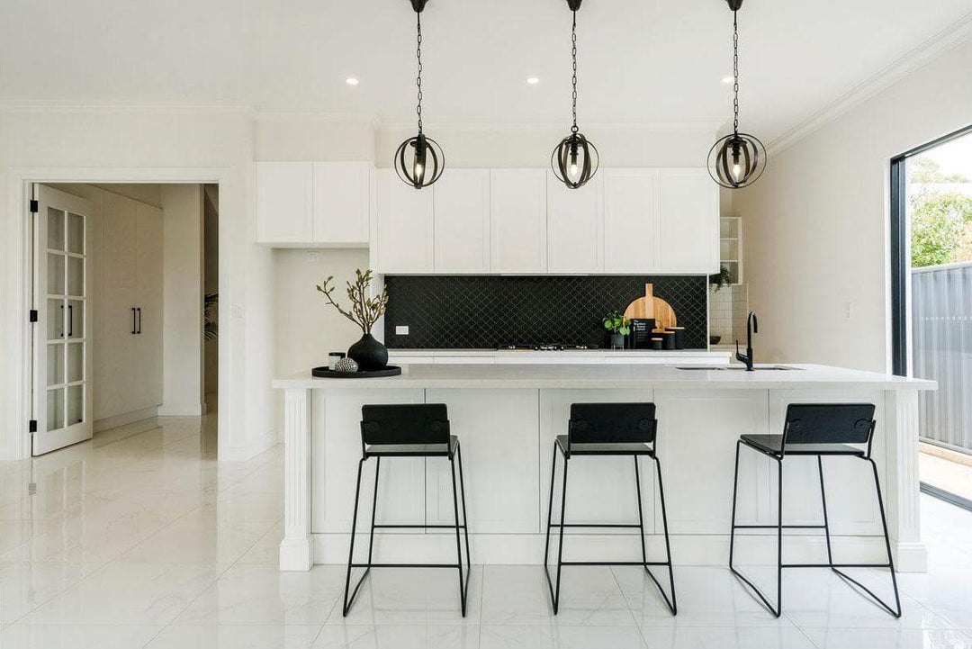 Hampton Orb - Single Light - Dark Bronze
