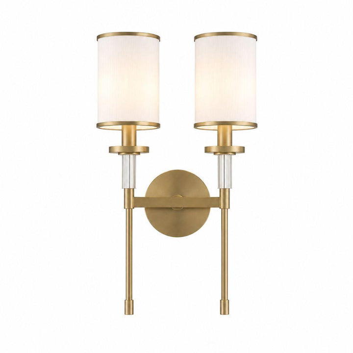 Hollis Collection Wall Sconce - 2 Light - Vibrant Gold