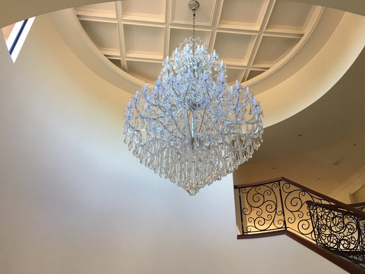 Maria Theresa Crystal Chandelier Grande 84 Light- CHROME - Designer Chandelier Australia