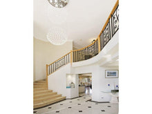 Load image into Gallery viewer, Double Full Ball LED Crystal Chandelier - Width:60cm Height:180cm
