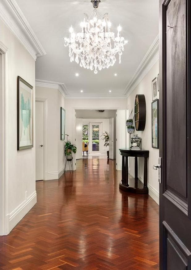 Maria Theresa Crystal Chandelier Grande 13 Light - CHROME - Designer Chandelier Australia
