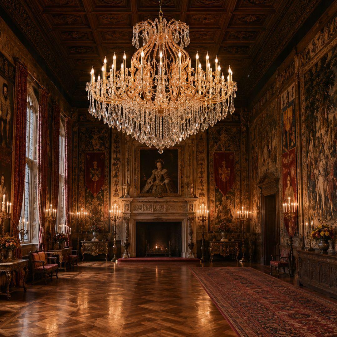 Maria Theresa Crystal Chandelier 48 Light- Gold