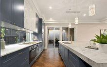 Load image into Gallery viewer, Modular Single Light Pendant - Round - Height 20cm - Chrome Fixtures
