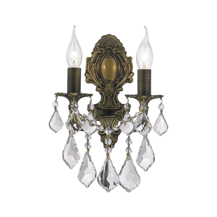 Americana 2 Light Wall Sconce - Victorian - Antique Bronze Style