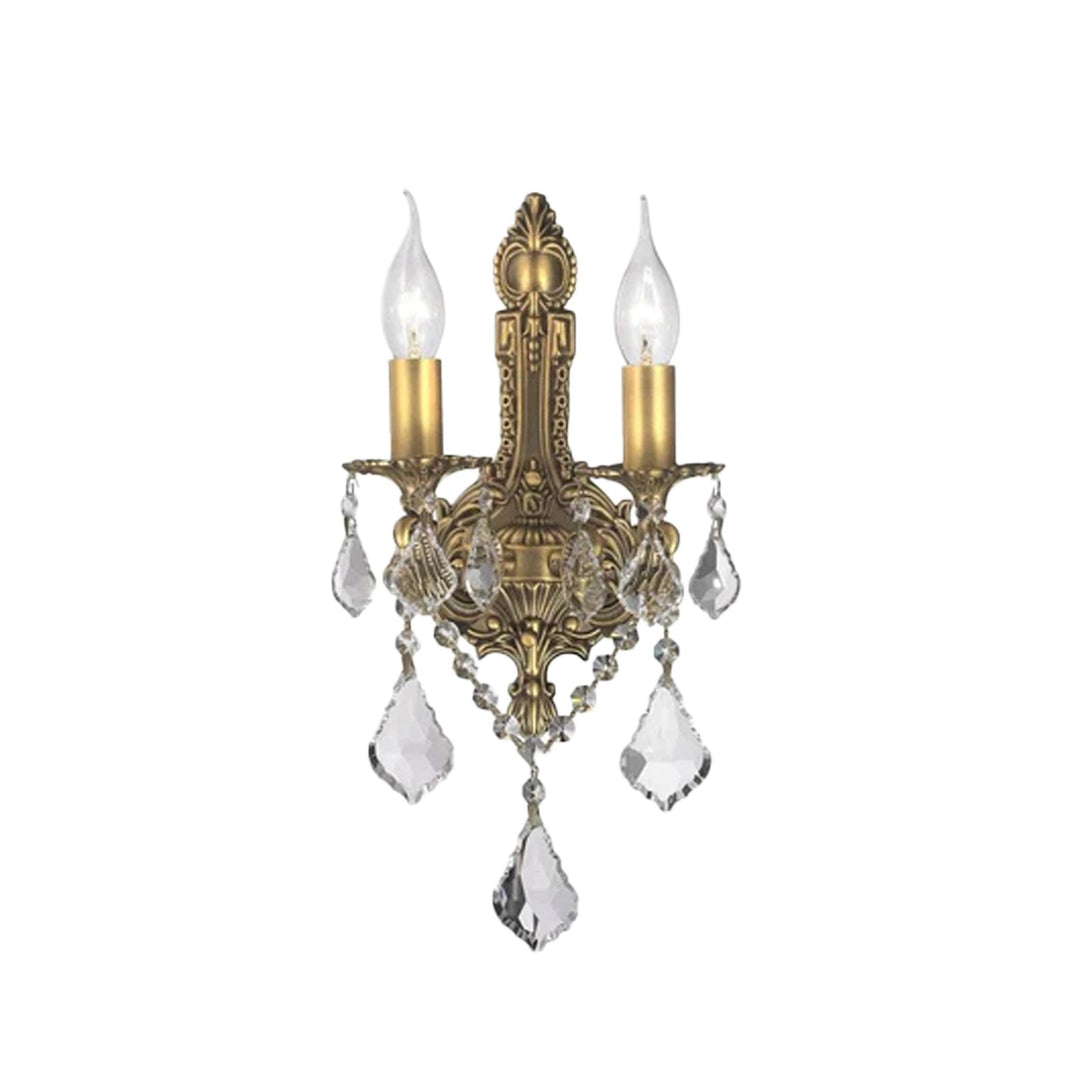 Americana 2 Light Wall Sconce - Edwardian - Brass Finish - Designer Chandelier Australia