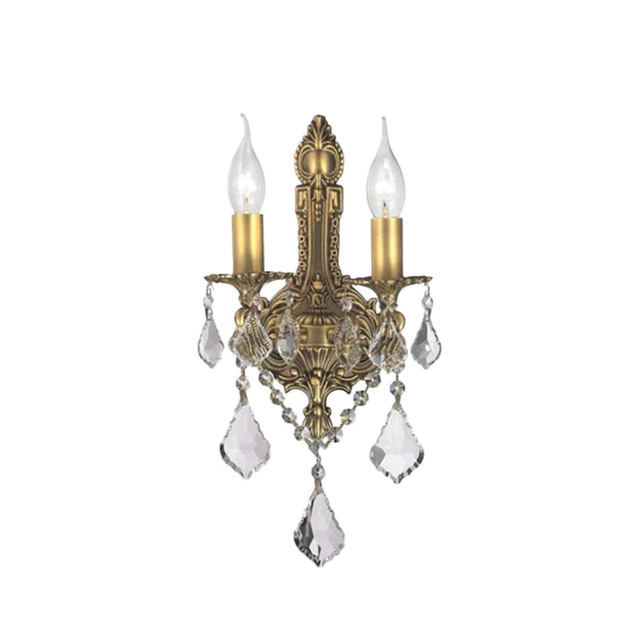 Americana 2 Light Wall Sconce - Edwardian - Brass Finish - Designer Chandelier Australia