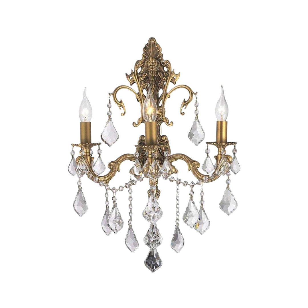 Americana 3 Light Wall Sconce - Brass Finish - Designer Chandelier Australia