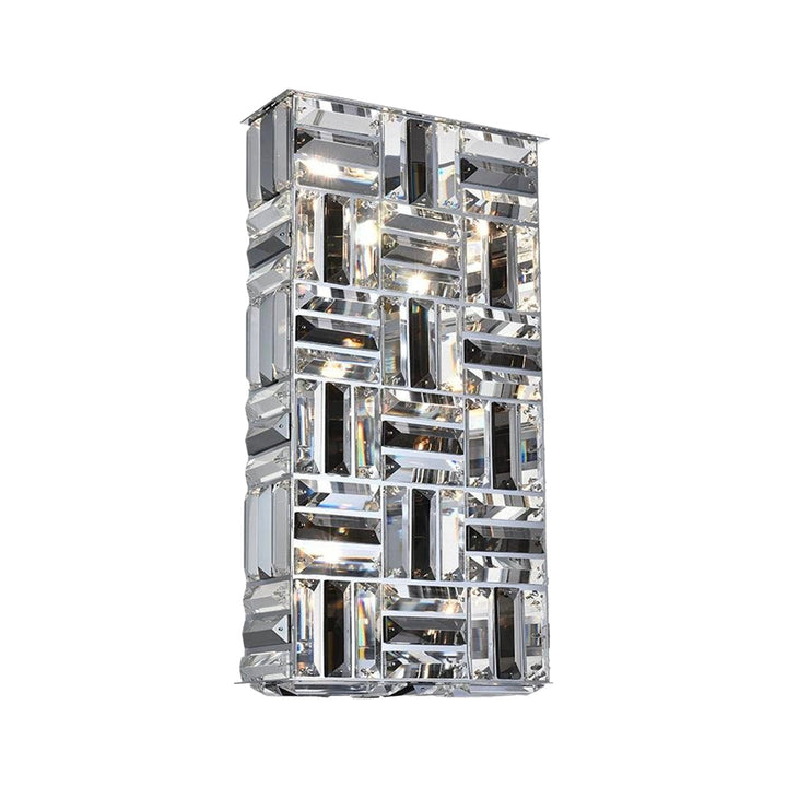 Aurora - Wall Sconce - Rectangle - Chrome -H:49cm