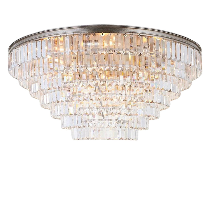 Jordan Collection - Flush Mount Chandelier - Champagne - W:90cm