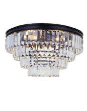 Load image into Gallery viewer, Jordan Collection - Flush Mount Chandelier - 50cm - Warm Bronze
