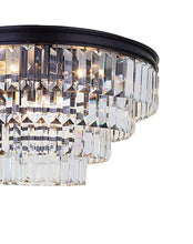 Load image into Gallery viewer, Jordan Collection - Flush Mount Chandelier - 50cm - Warm Bronze
