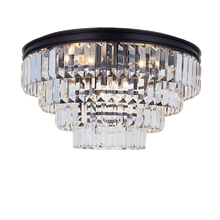 Load image into Gallery viewer, Jordan Collection - Flush Mount Chandelier - 50cm - Warm Bronze
