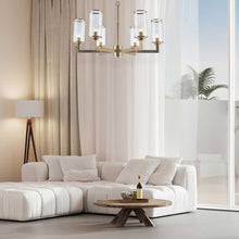 Load image into Gallery viewer, Provincial Collection - 6 Light Chandelier - Brass
