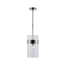 Load image into Gallery viewer, Provincial Collection - Single Light - Rod Suspension -  Polished Nickel
