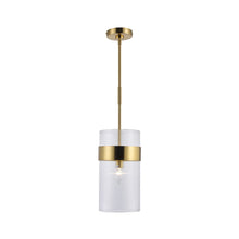 Load image into Gallery viewer, Provincial Collection - Single Light - Rod Suspension -  Brass
