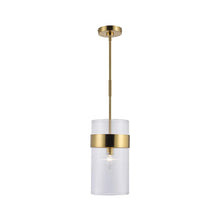 Load image into Gallery viewer, Provincial Collection - Single Light - Rod Suspension - Brass
