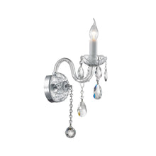 Load image into Gallery viewer, Bohemian Elegance Single Arm Wall Light Sconce- CHROME
