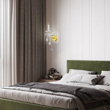 Load image into Gallery viewer, Bohemian Elegance Single Arm Wall Light Sconce - GOLD
