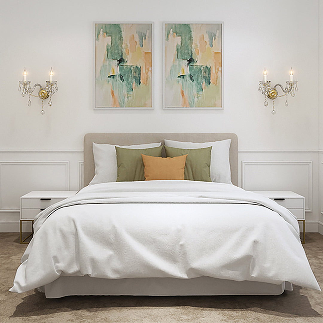 Bohemian Elegance Double Arm Wall Light Sconce - Chrome