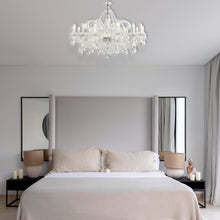 Load image into Gallery viewer, Bohemian Prague 14 Arm Crystal Chandelier - Chrome Fixtures

