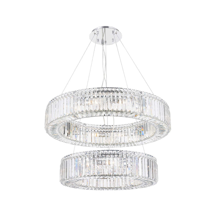 NewYork - Halo Double Ring - W:80cm - Chrome