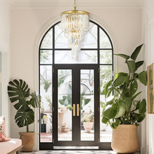 Load image into Gallery viewer, NewYork Oasis Spiral Chandelier - Antique Gold - Width: 40cm
