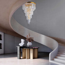 Load image into Gallery viewer, NewYork Oasis Spiral Chandelier - Gold - Width: 60cm
