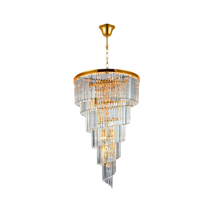 NewYork Oasis Spiral Chandelier - Gold - W:80cm