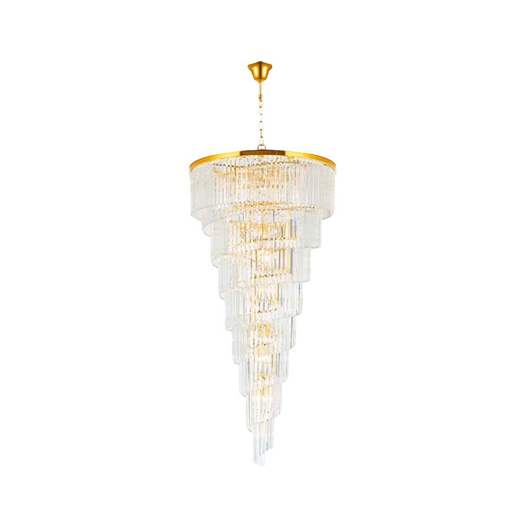 NewYork Oasis Spiral Chandelier - Gold - Width: 90cm - Designer Chandelier Australia