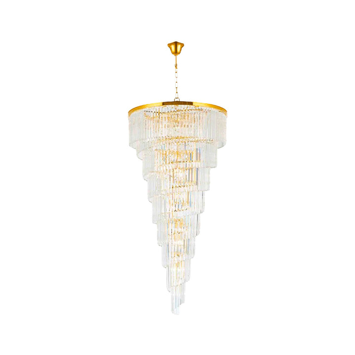 NewYork Oasis Spiral Chandelier - Gold - Width: 90cm - Designer Chandelier Australia
