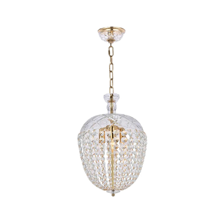 Bohemian Basket Chandelier - W:35cm - Brass Fixtures