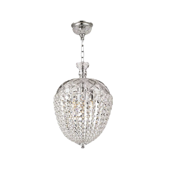 Bohemian Basket Chandelier - Chrome Fixtures - W:30cm