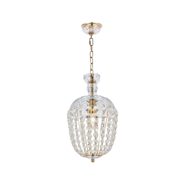 Bohemian Basket Chandelier - W:20cm - Brass Fixtures