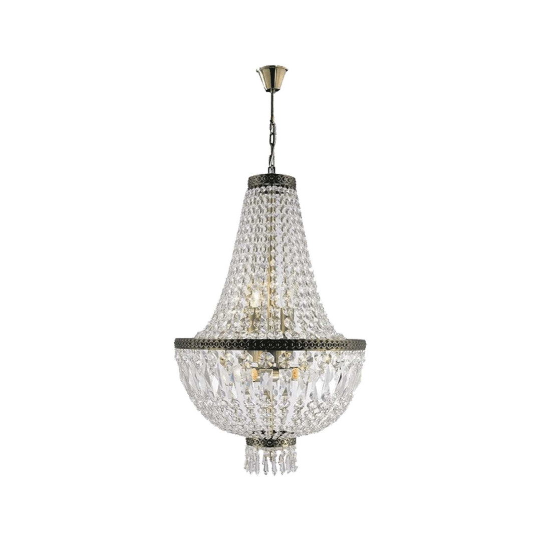 French Basket Chandelier - Antique Bronze - 6 Light - Designer Chandelier Australia