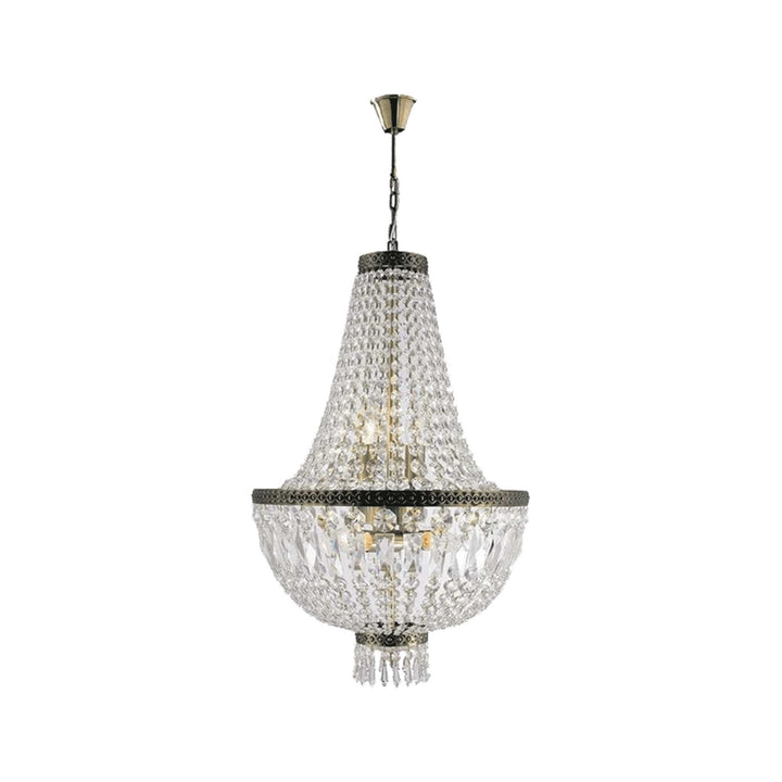 French Basket Chandelier - Antique Bronze - 6 Light - Designer Chandelier Australia