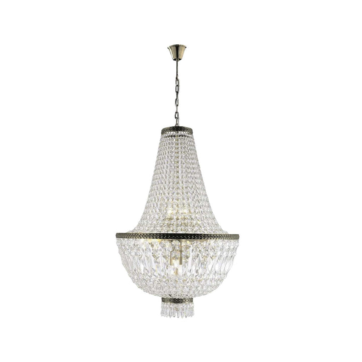 French Basket Chandelier - Antique Bronze - 8 Light - Designer Chandelier Australia