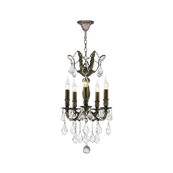 Americana 5 Light Chandelier - Antique Bronze Style - Designer Chandelier Australia