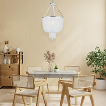 Load image into Gallery viewer, Sara Collection Basket Chandelier - Silver Plated - W:35cm H:55cm
