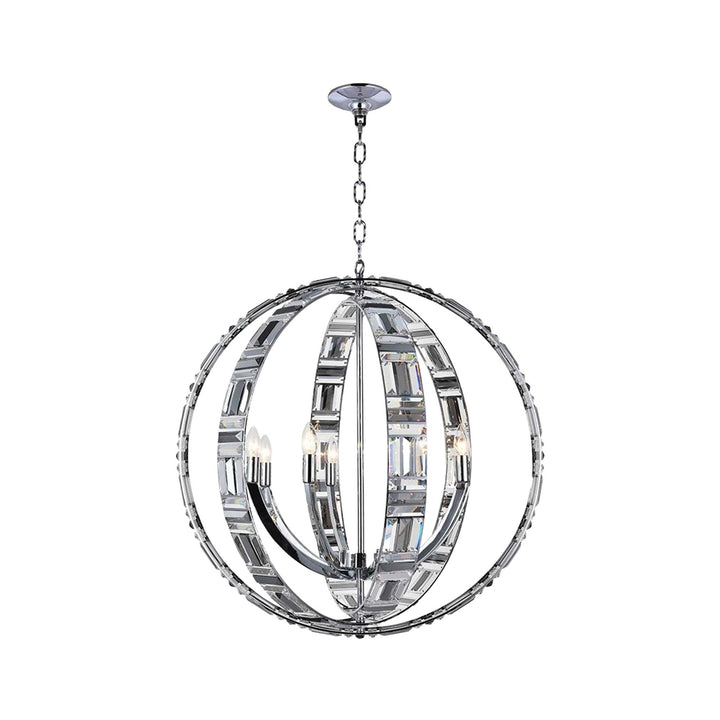 Aurora NewYork Orb - 8 Light - Chrome