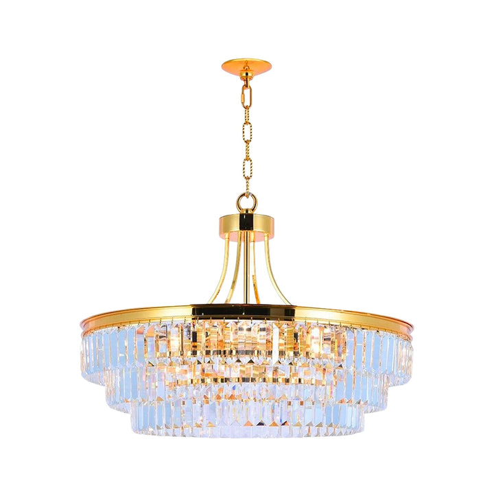 Jordan Collection - Chandelier - Gold Plated - W:70cm